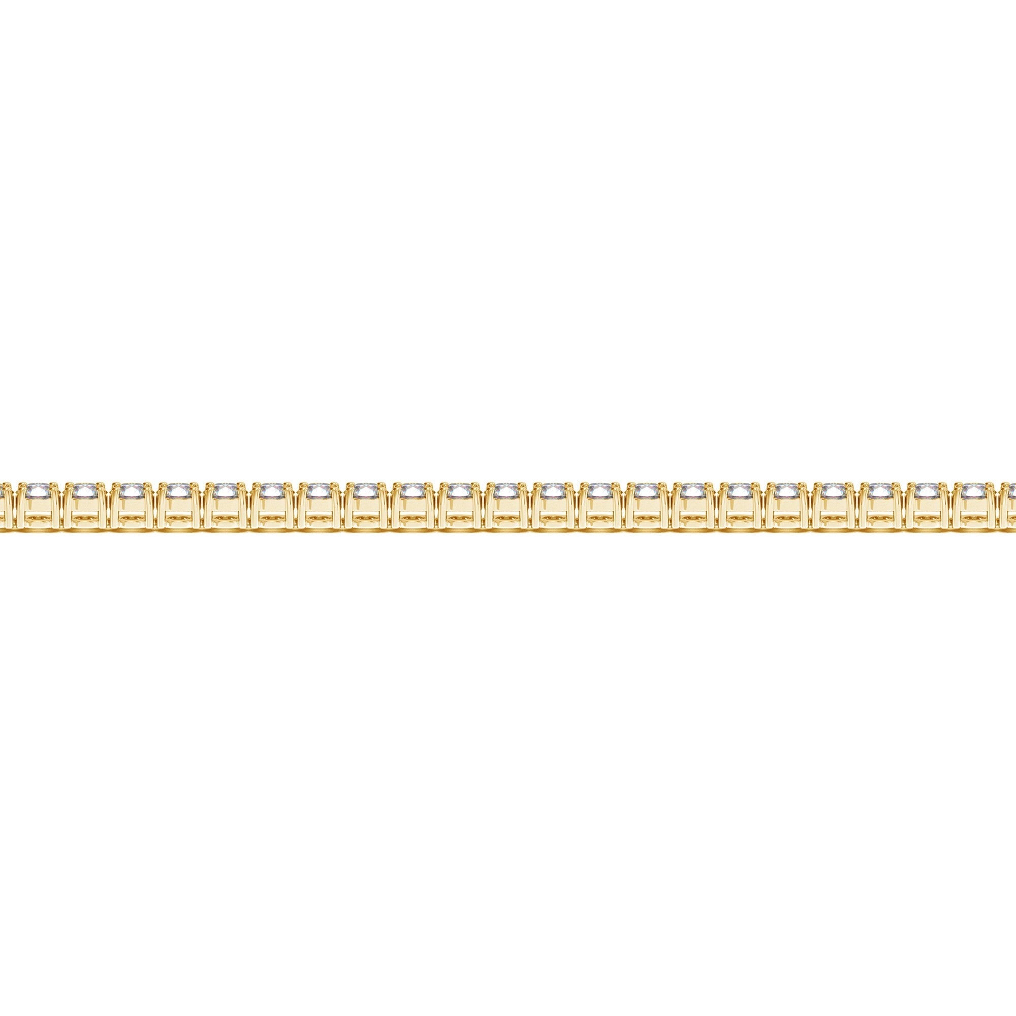 Lab Grown Round Diamond Tennis Bracelet in 14k Yellow Gold (3 cctw F/G  VS2/SI1)