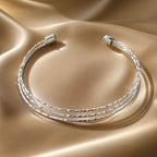 925 Sterling Silver White Gold Plated Bracelet for Women