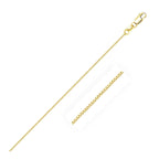 14k Yellow Gold Classic Box Chain 0.6mm