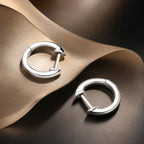 925 Sterling Silver Plated Black Gold Earrings for Women