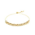 Adjustable Chain Bracelet in 14k Yellow Gold