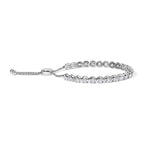 14K White Gold 6.00 Cttw Diamond 4â€-10â€ Adjustable Bolo Tennis Bracelet (I-J Color, I1-I2 Clarity)