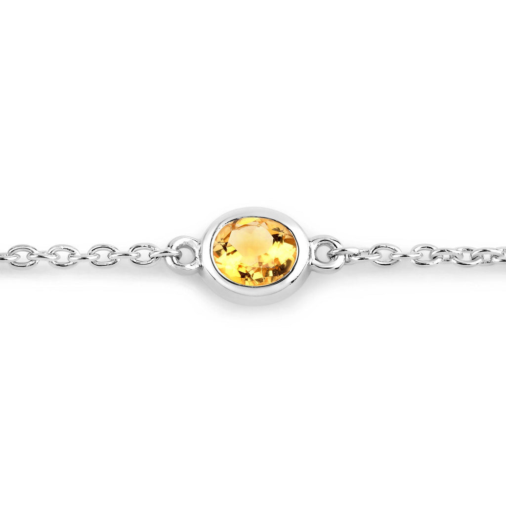 1.83 Carat Genuine Multi-Stone .925 Sterling Silver Bracelet