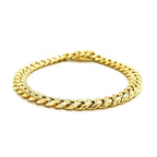 10k Yellow Gold Semi-Solid Miami Cuban Bracelet (7.20 mm)