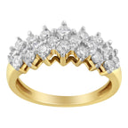 10K Yellow Gold Round Diamond Ring (1 cttw, J-K Color, I1-I2 Clarity)