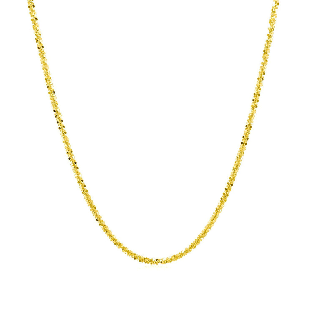 10k Yellow Gold Sparkle Chain 1.50mm