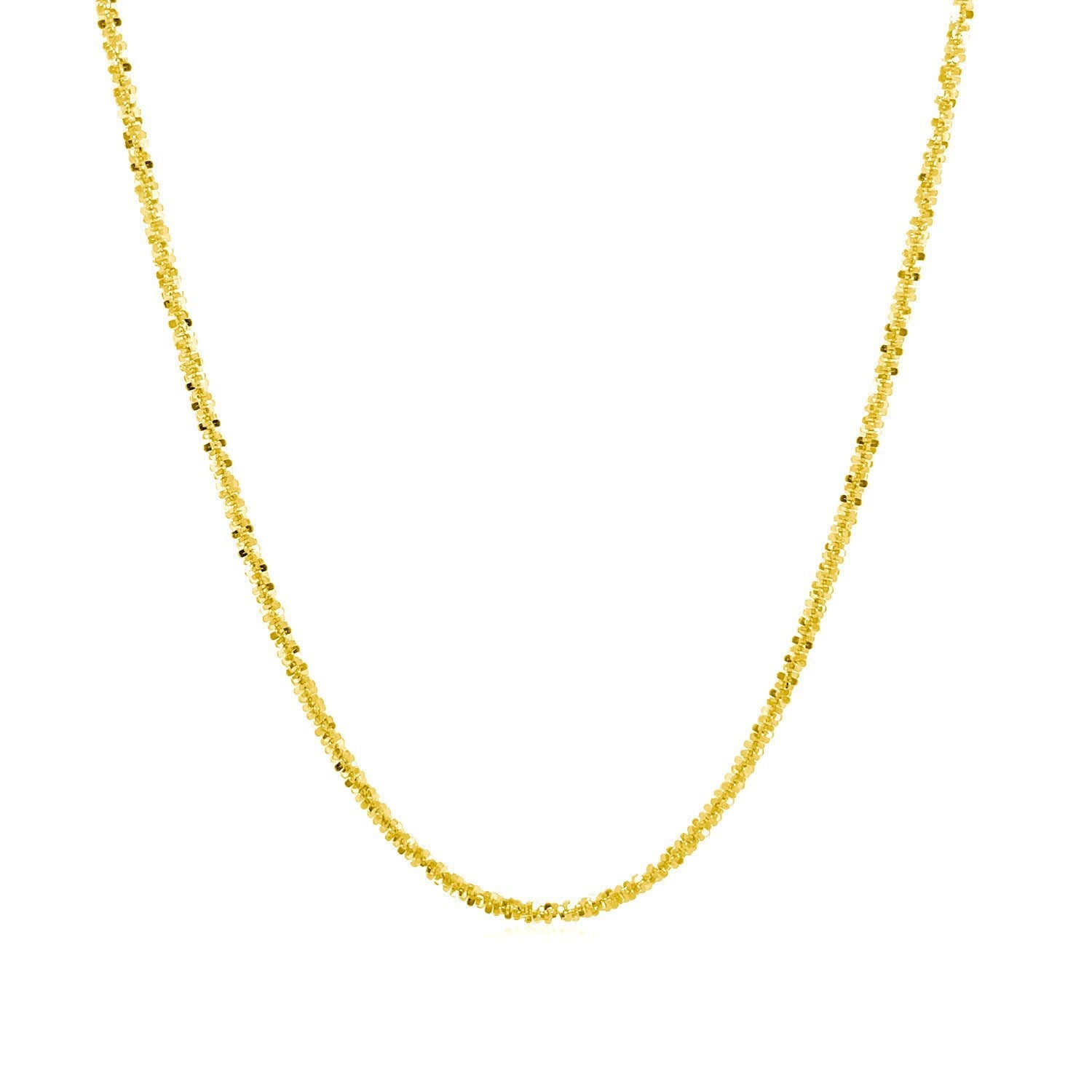10k Yellow Gold Sparkle Chain 1.50mm