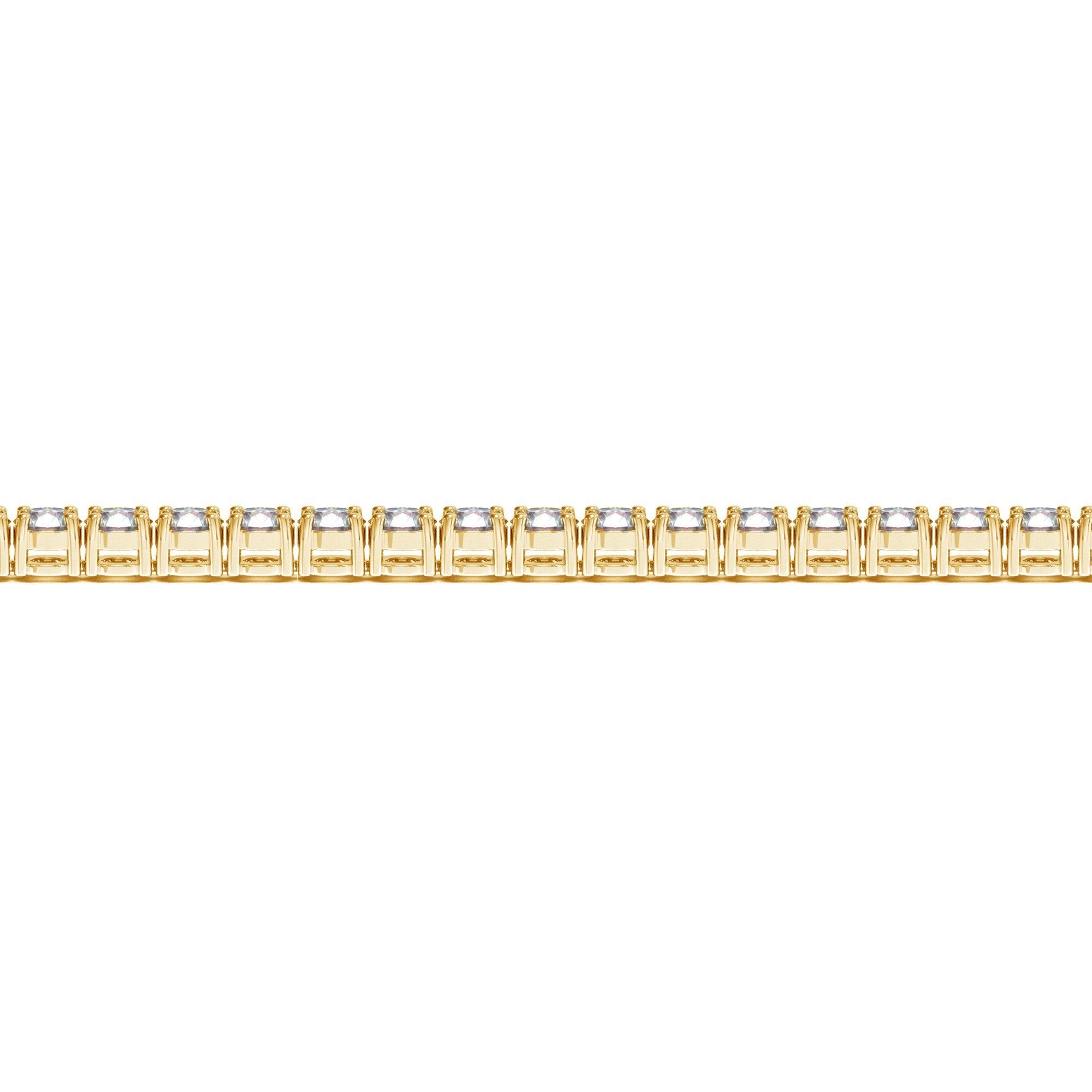 Lab Grown Round Diamond Tennis Bracelet in 14k Yellow Gold (10 cctw F/G VS2/SI1)