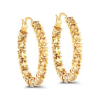 4.80 Carat Genuine Citrine .925 Sterling Silver Earrings