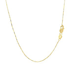 18k Yellow Gold Box Chain 0.6mm (0.60 mm)