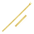 4.5mm 14k Yellow Gold Semi-Solid Miami Cuban Chain