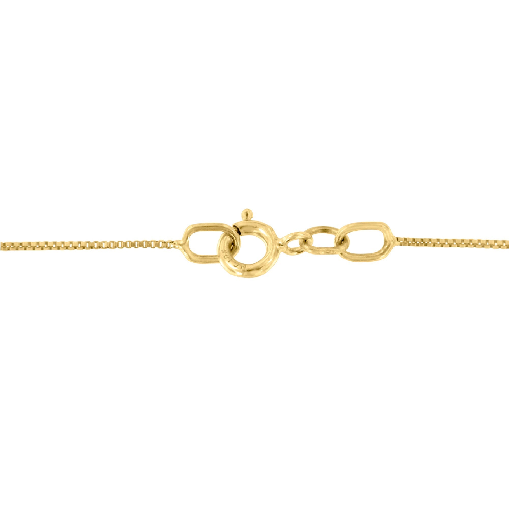 Espira 10K Yellow Gold .03 Carat Total Weight Diamond-Accented Round-Cut Diamond Swirl Open Heart 18" Pendant Necklace (I-J Color, I2-I3 Clarity)