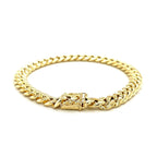 10k Yellow Gold Semi-Solid Miami Cuban Bracelet (7.20 mm)