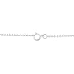.925 Sterling Silver Pave-Set Diamond Accent Angel Wing 18" Double Heart Pendant Necklace (I-J Color, I1-I2 Clarity)