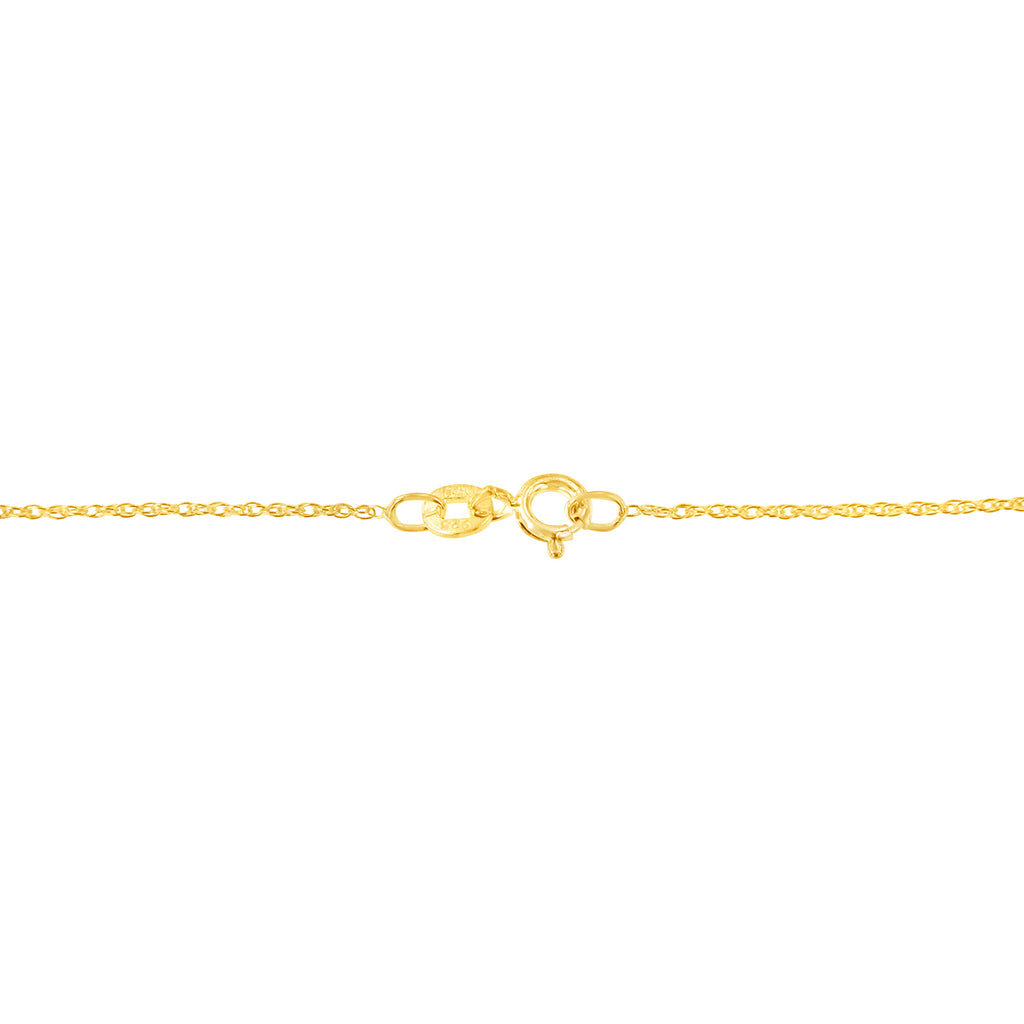 14K Yellow Gold Plated .925 Sterling Silver 1.00 Carat Total Weight Baguette Diamond Composite Open Heart 18" Inch Pendant Necklace (I-J Color, I1-I2 Clarity)