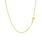 14k Yellow Gold Singapore Chain 1.0mm