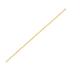 14k Yellow Gold Spaced Bead Bracelet  (3.00 mm)