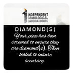 10K Two-Tone Gold Princess Cut Diamond Geo Link Bracelet (1.00 cttw, H-I Color, SI1-SI2 Clarity)