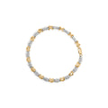 10K Two-Tone Gold 1.00 Carat Total Weight Diamond X-Link Link Bracelet