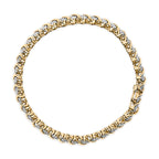 10K Yellow Gold 3.0 Cttw Diamond S-Link Bracelet