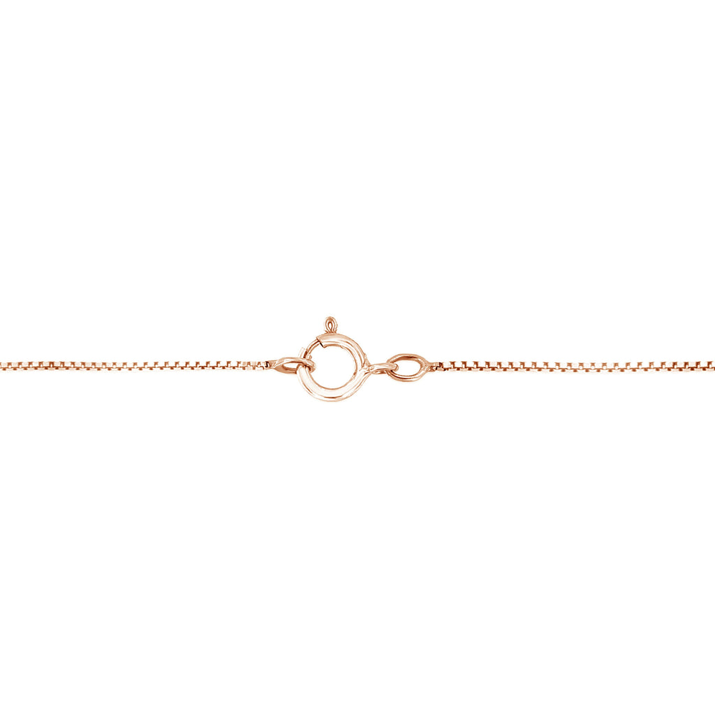 10K Rose and White Gold Plated .925 Sterling Silver 1/4 Carat Total Weight Miracle-Set Champagne Diamond Triple Circle 18" Necklace (I2-I3 Clarity)