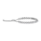 14K White Gold 6.00 Cttw Diamond 4â€-10â€ Adjustable Bolo Tennis Bracelet (I-J Color, I1-I2 Clarity)
