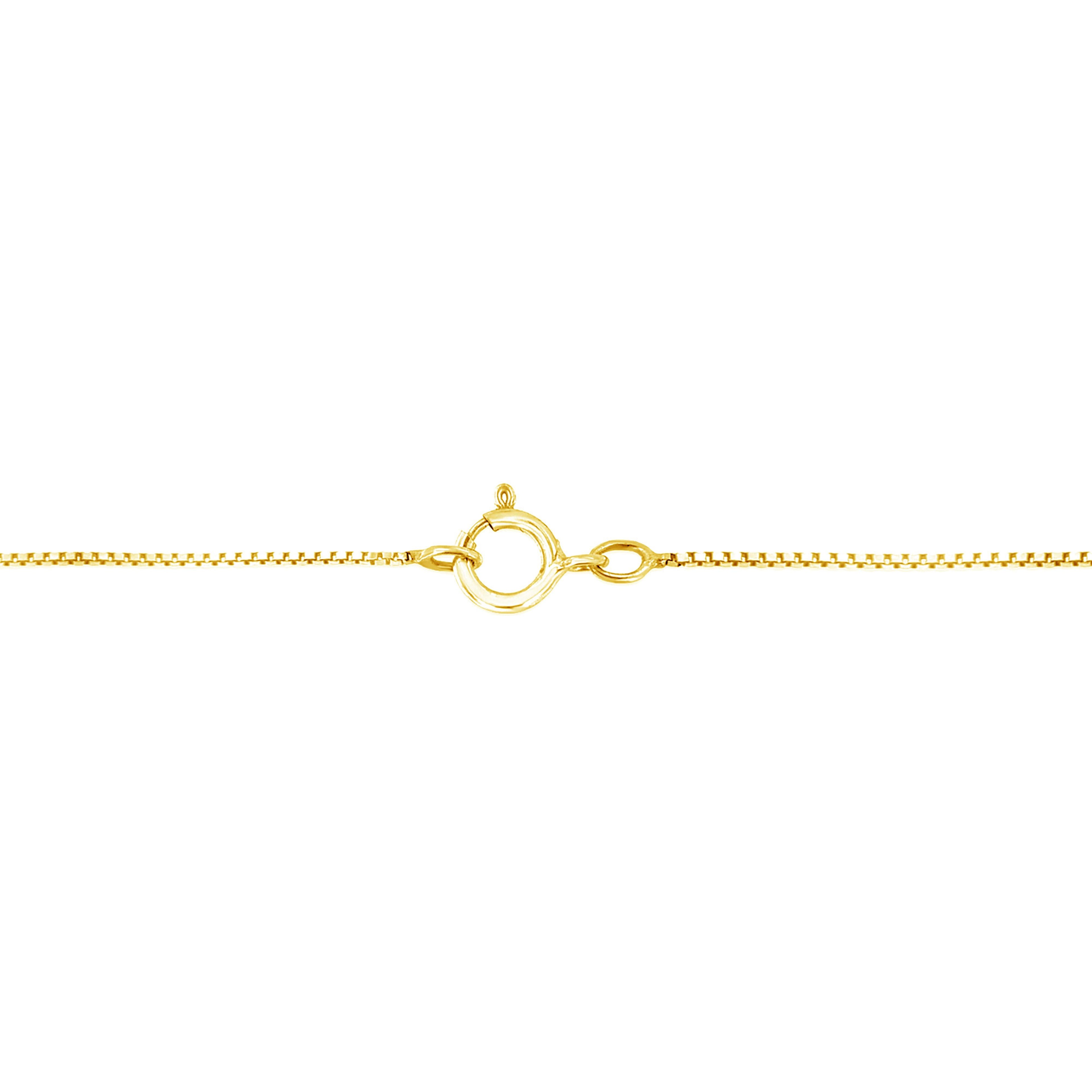 14K Yellow Gold 1.00 Carat Total Weight Brilliant Round-Cut Diamond 7 Stone Floral Cluster 18" Pendant Necklace (H-I Color, SI2-I1 Clarity)