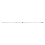 14K White Gold Alternating Blue Sapphire and Diamond Bezel Station Chain Bracelet - Size 7.5 inch