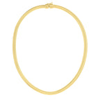 14k Yellow Gold Tubogas Necklace (5.00 mm)