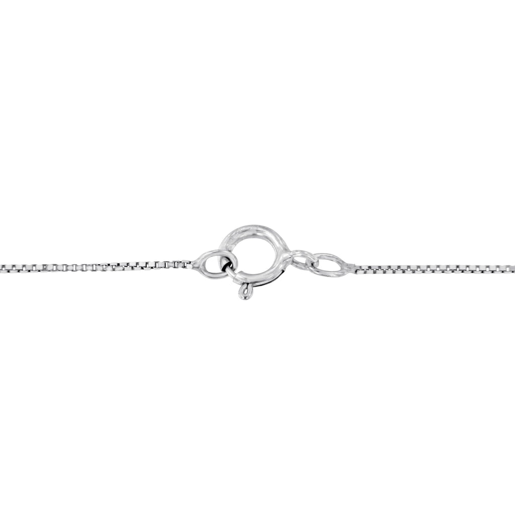 .925 Sterling Silver 1/4 Carat Total Weight Brilliant-Cut Diamond Open Heart Twisted Awareness Ribbon 18" Pendant Necklace (H-I Color, I1-I2 Clarity)