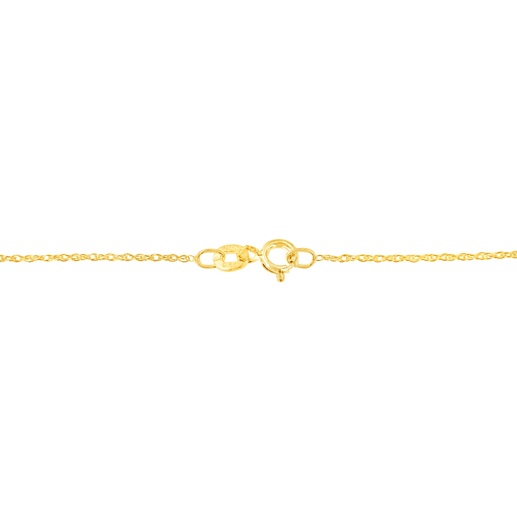 14K Yellow Gold Plated .925 Sterling Silver 1.00 Carat Total Weight Baguette Diamond Composite Open Heart 18" Inch Pendant Necklace (I-J Color, I1-I2 Clarity)