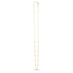 14k Yellow Gold Bead Necklace