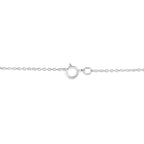 .925 Sterling Silver Pave-Set Diamond Accent Angel Wing 18" Double Heart Pendant Necklace (I-J Color, I1-I2 Clarity)