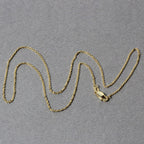14k Yellow Gold Diamond Cut Cable Link Chain 1.1mm