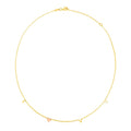 14k Two-Tone Gold Love Necklace