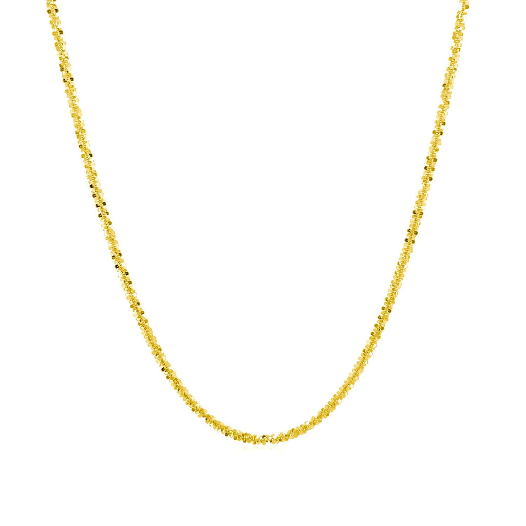 10k Yellow Gold Sparkle Chain 1.50mm