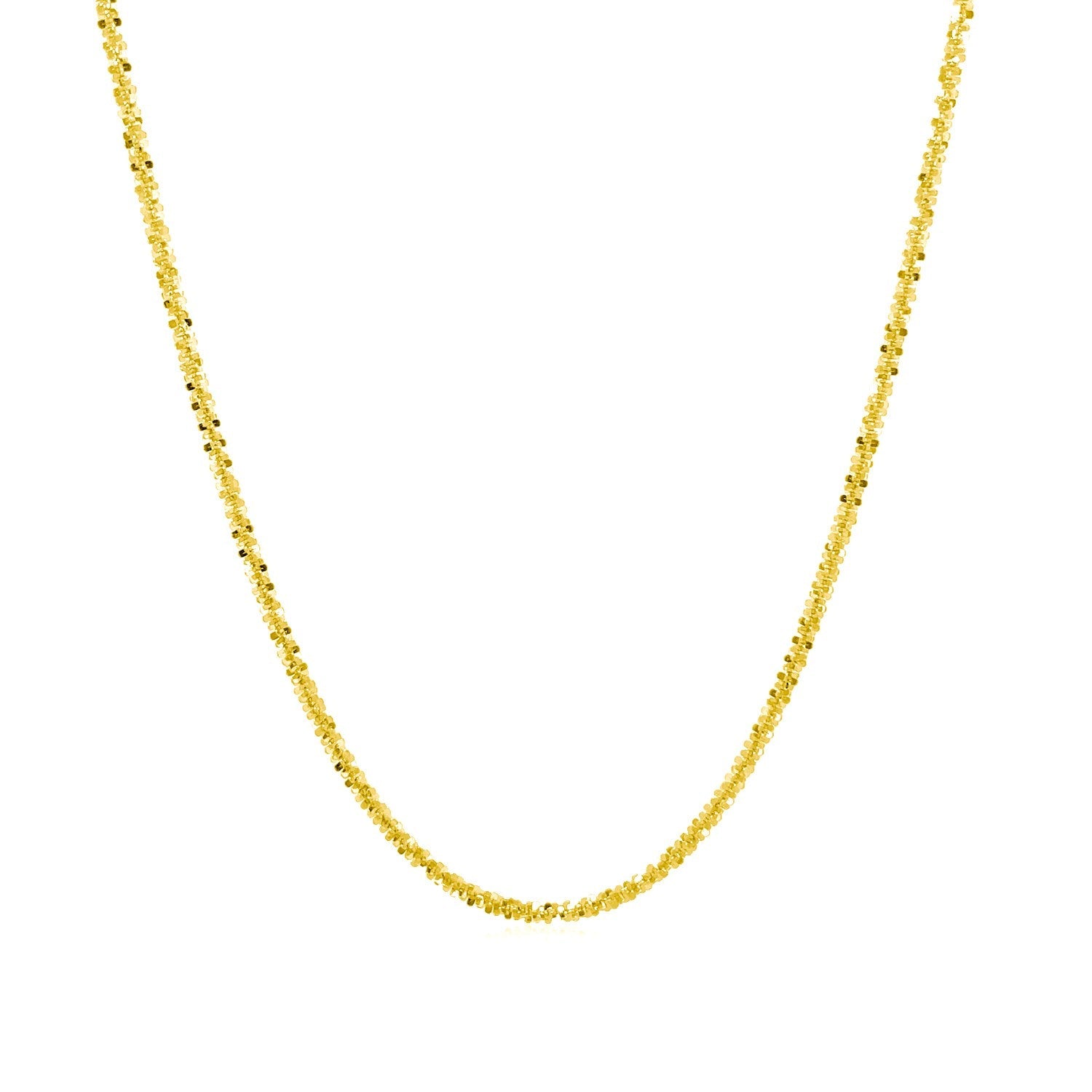 10k Yellow Gold Sparkle Chain 1.50mm