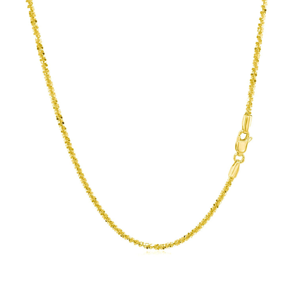 10k Yellow Gold Sparkle Chain 1.50mm