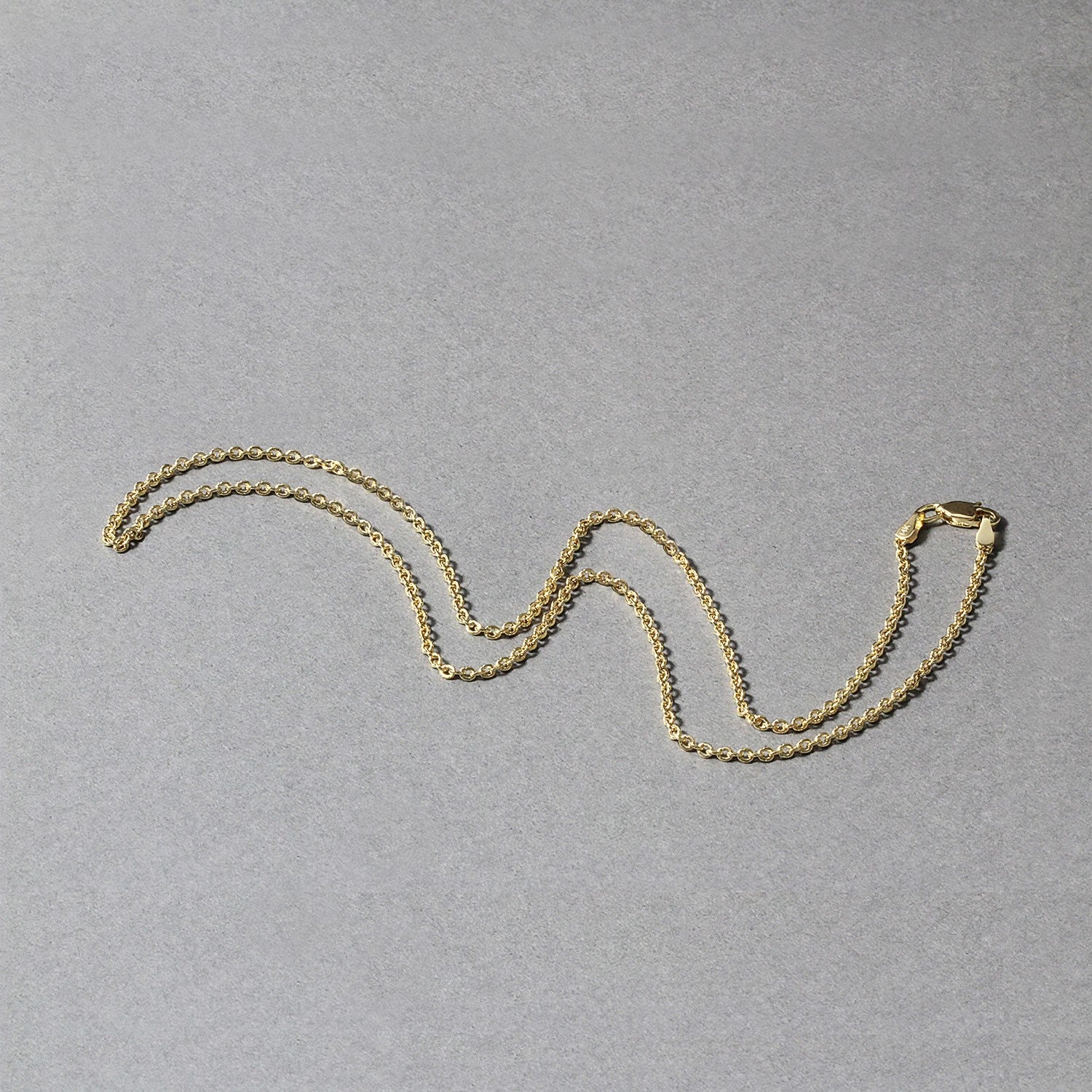 14k Yellow Gold Forsantina Lite Cable Link Chain 1.9mm