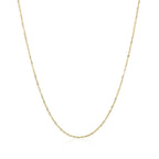 14k Yellow Gold Singapore Chain 0.8mm