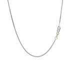14k White Gold Gourmette Chain 1.0mm