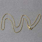 14k Yellow Gold Diamond Cut Cable Link Chain 1.1mm