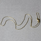 18k Yellow Gold Box Chain 0.6mm (0.60 mm)
