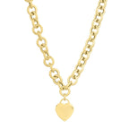 14k Yellow Gold Rolo Link Necklace (11.40 mm)