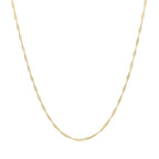 14k Yellow Gold Singapore Chain 0.6mm