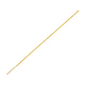 14k Yellow Gold Spaced Bead Bracelet (3.00 mm)
