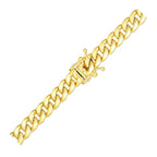 6.1mm 14k Yellow Gold Semi-Solid Miami Cuban Bracelet