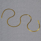 Imperial Herringbone Chain in 10k Yellow Gold (2.80 mm)