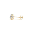 2 cttw Certified IGI Lab Grown Round Diamond Stud Earrings 14k Yellow Gold (G/VS2)