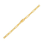 14K Yellow Gold Lite Paperclip Anklet (3.2mm)